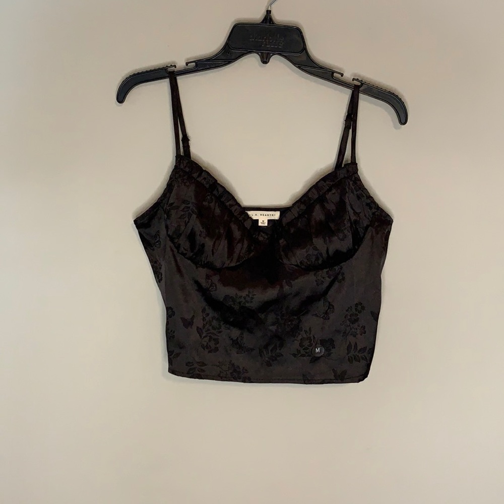LA Hearts crop top